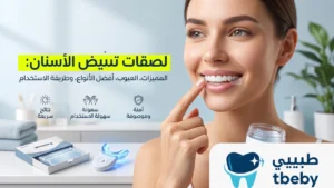 مميزات لصقات تبييض الاسنان