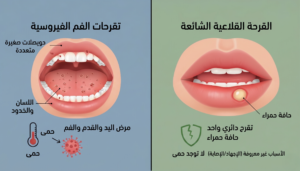 ما هي تقرحات الفم عند الأطفال وكيف تبدو؟