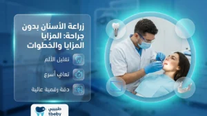 زراعة الأسنان بدون جراحة: المزايا والخطوات