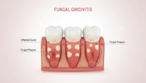 التهاب اللثة الناتج عن الفطريات