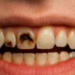 تسوس الأسنان الأمامية للكبار