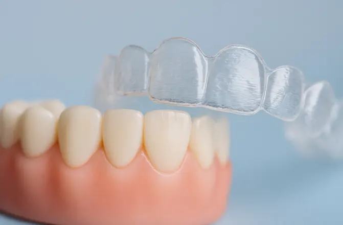تقويم الاسنان الشفاف