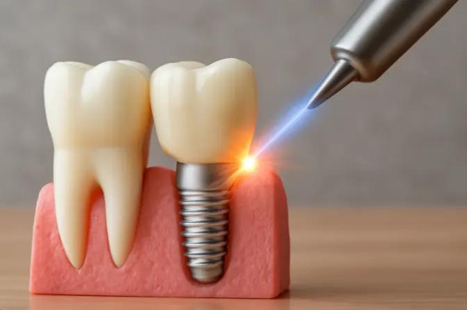 زراعة الأسنان بالليزر