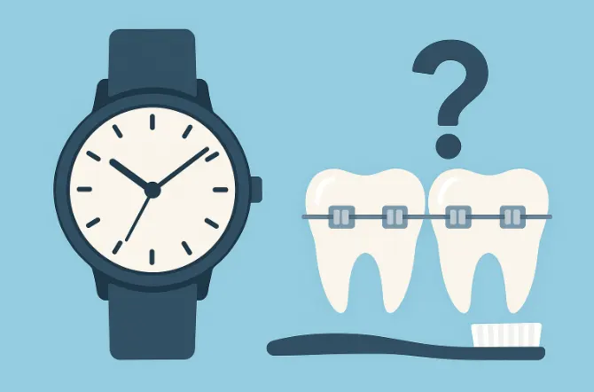 مدة تقويم الفك العلوي