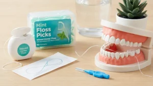 أنواع خيط الأسنان