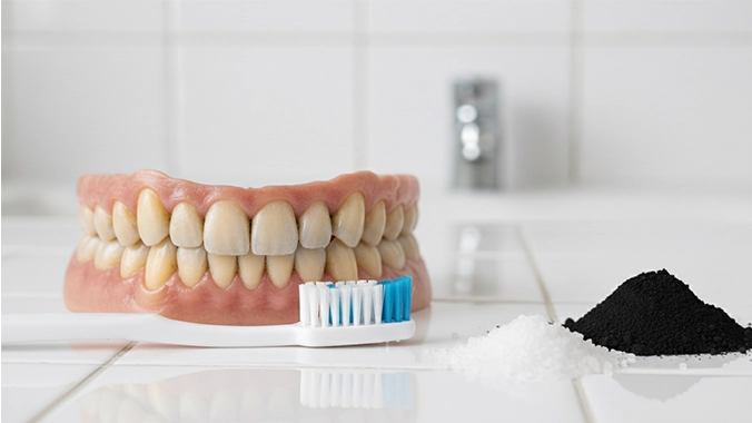 تبييض-الأسنان-بالفحم-والملح