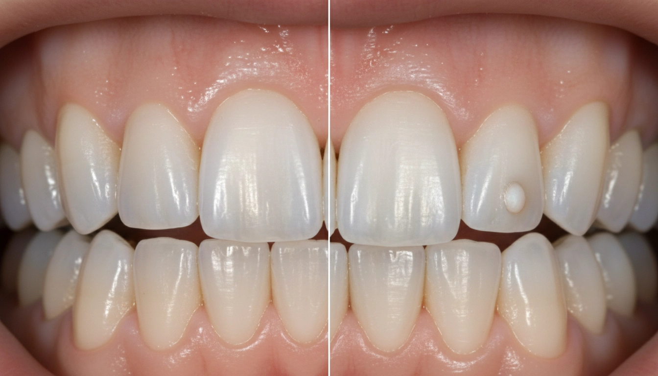 علاج تسوس الأسنان الأمامية في المنزل