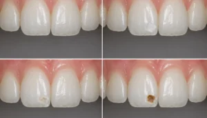 ما هو تسوس الأسنان الأمامية وكيف يبدأ؟