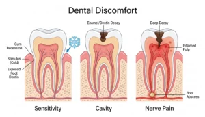 Causes of an Exposed Dental Nerve