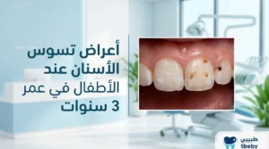أعراض تسوس الأسنان عند الأطفال في عمر 3 سنوات