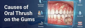 Causes of Oral Thrush on the Gums